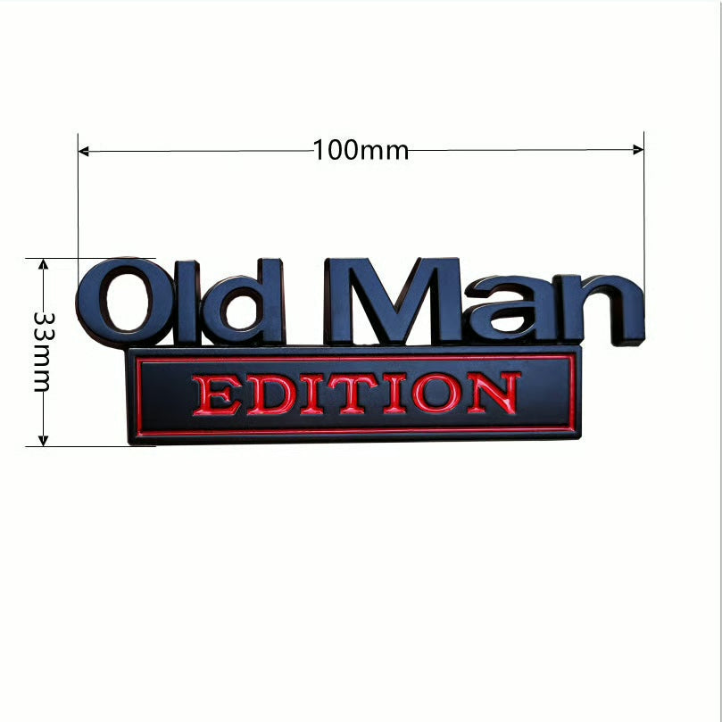 Emblemat Samochodowy Old Man Edition