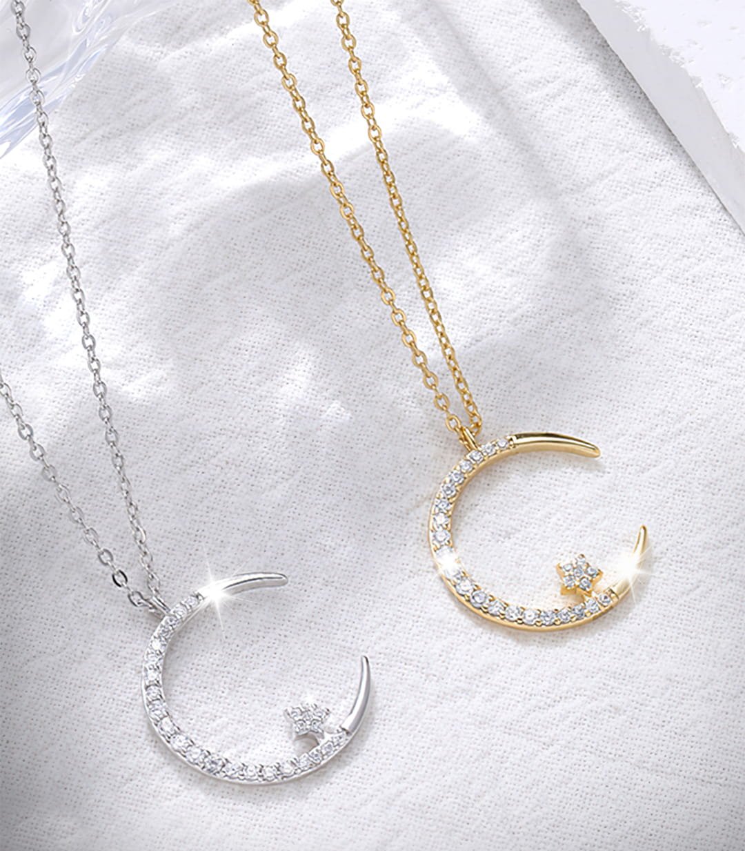 Naszyjnik Księżyc i Gwiazda