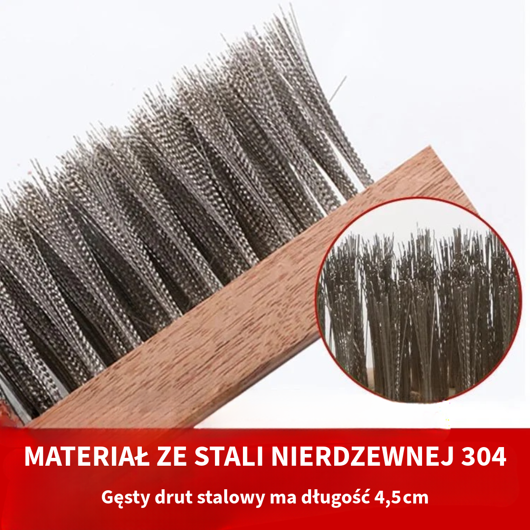 Szczotka do czyszczenia drutu ze stali nierdzewnej