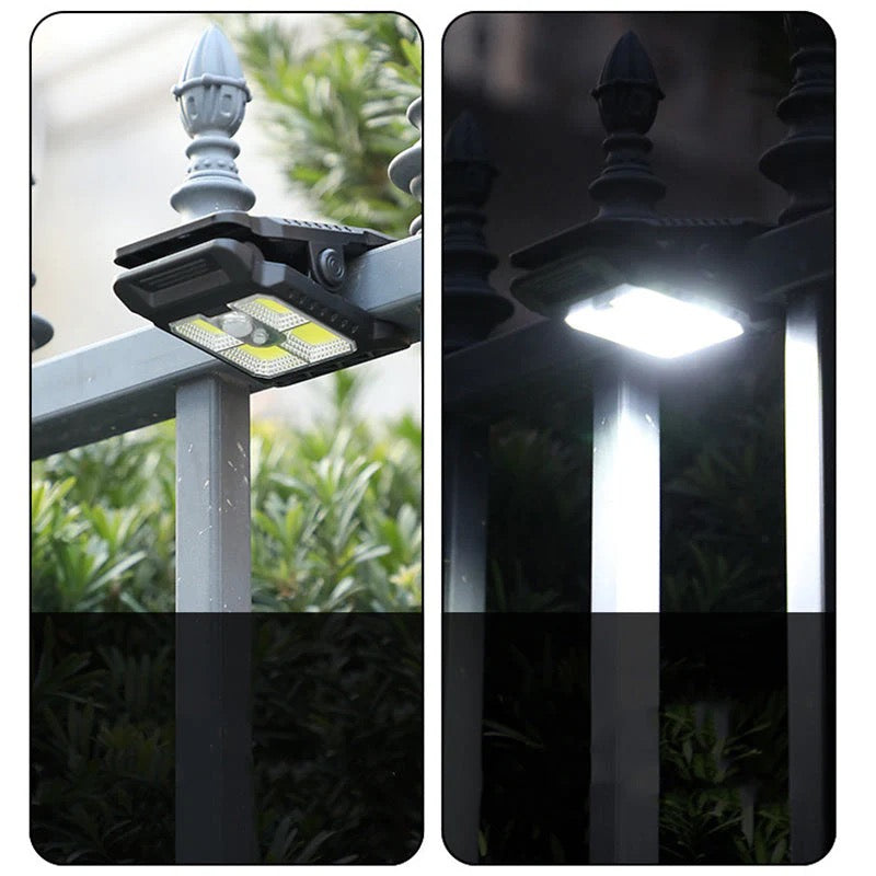 Lampa Solarna z Klipsem i Czujnikiem Ruchu