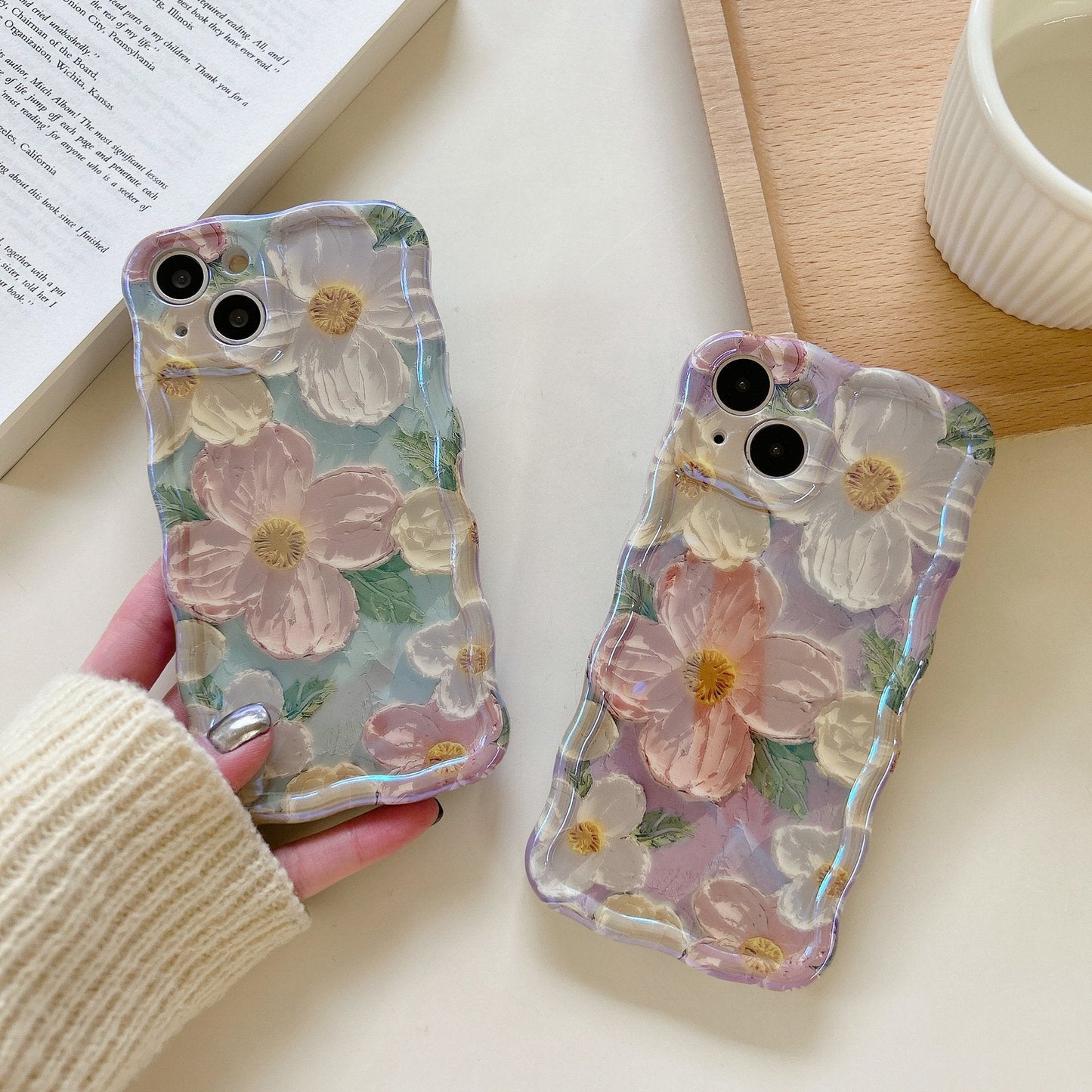 Retro Ręcznie Malowane Etui na iPhone