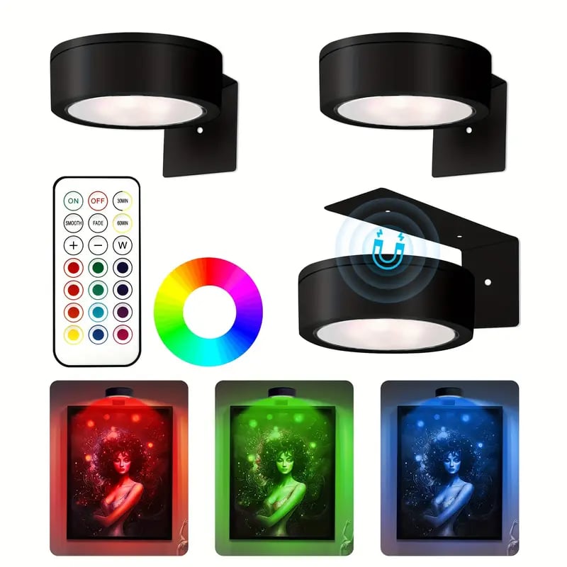 Magnetyczne Oświetlenie LED | 14 Trybów Światła