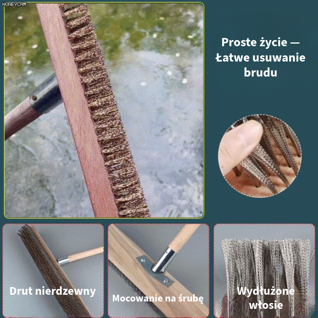 Szczotka do czyszczenia drutu ze stali nierdzewnej