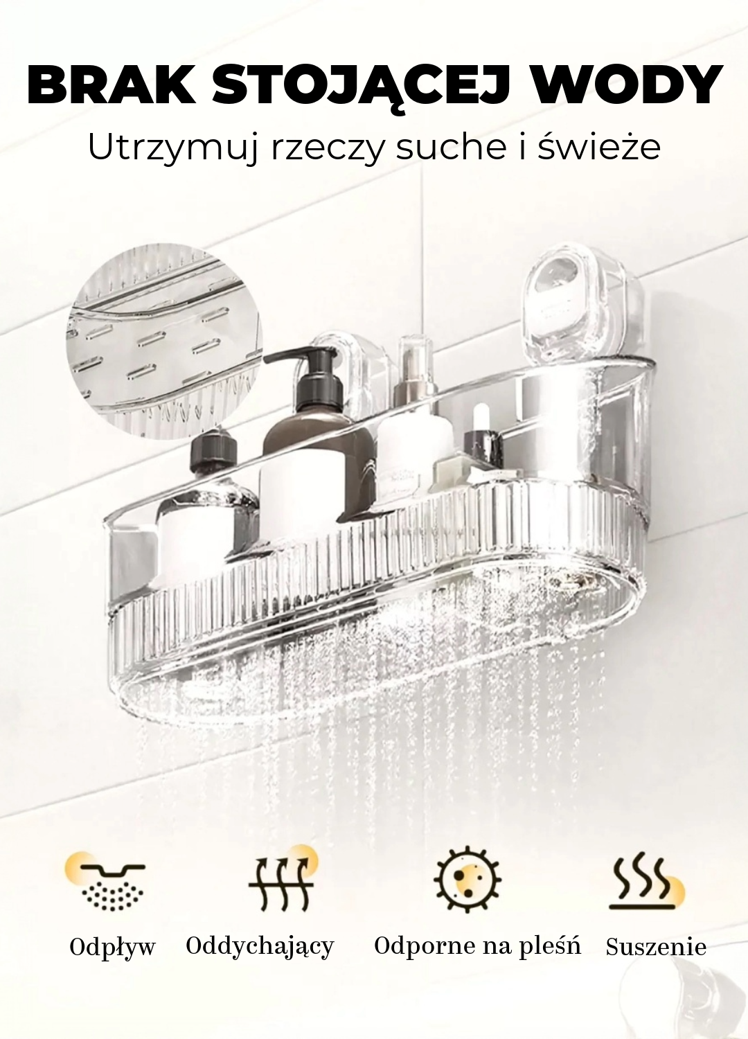 Półka na przyssawkę