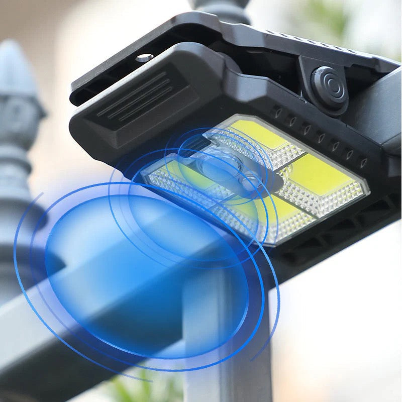 Lampa Solarna z Klipsem i Czujnikiem Ruchu