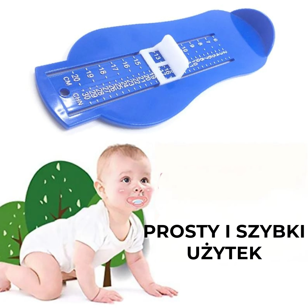 Urządzenie do pomiaru rozmiaru buta dla dziecka