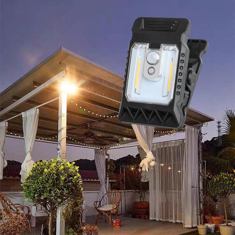 Lampa Solarna z Klipsem i Czujnikiem Ruchu