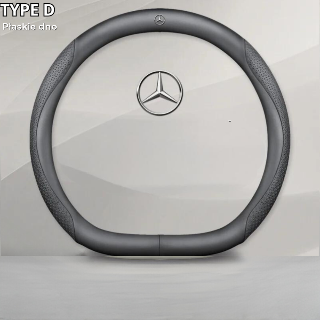 Luksusowa Skórzana Osłona Kierownicy