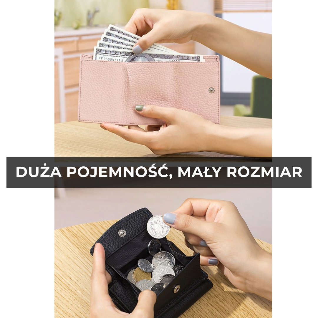 RFID Skórzany Portfel