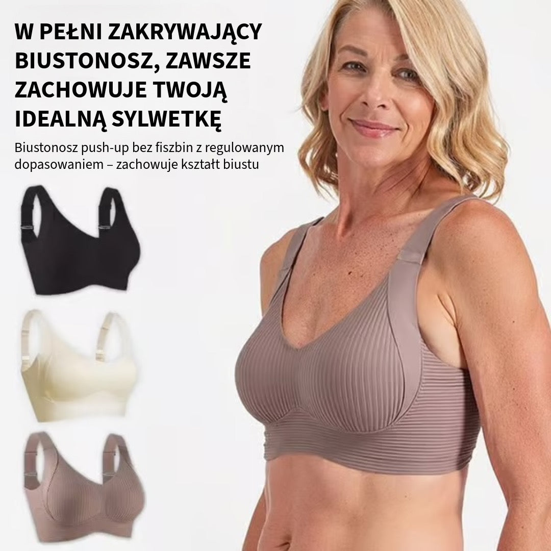 Biustonosz Push-Up Bez Fiszbiny