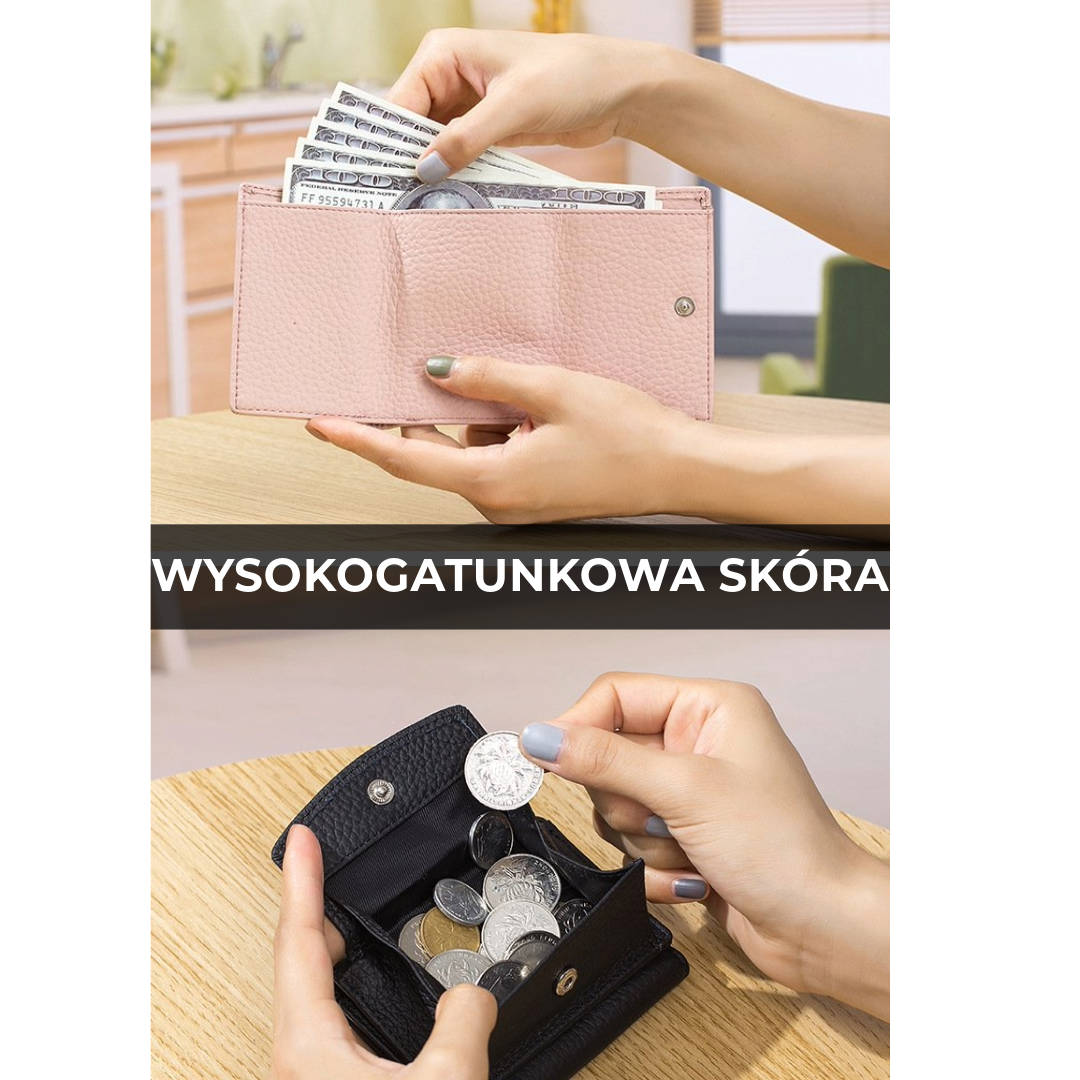RFID Skórzany Portfel