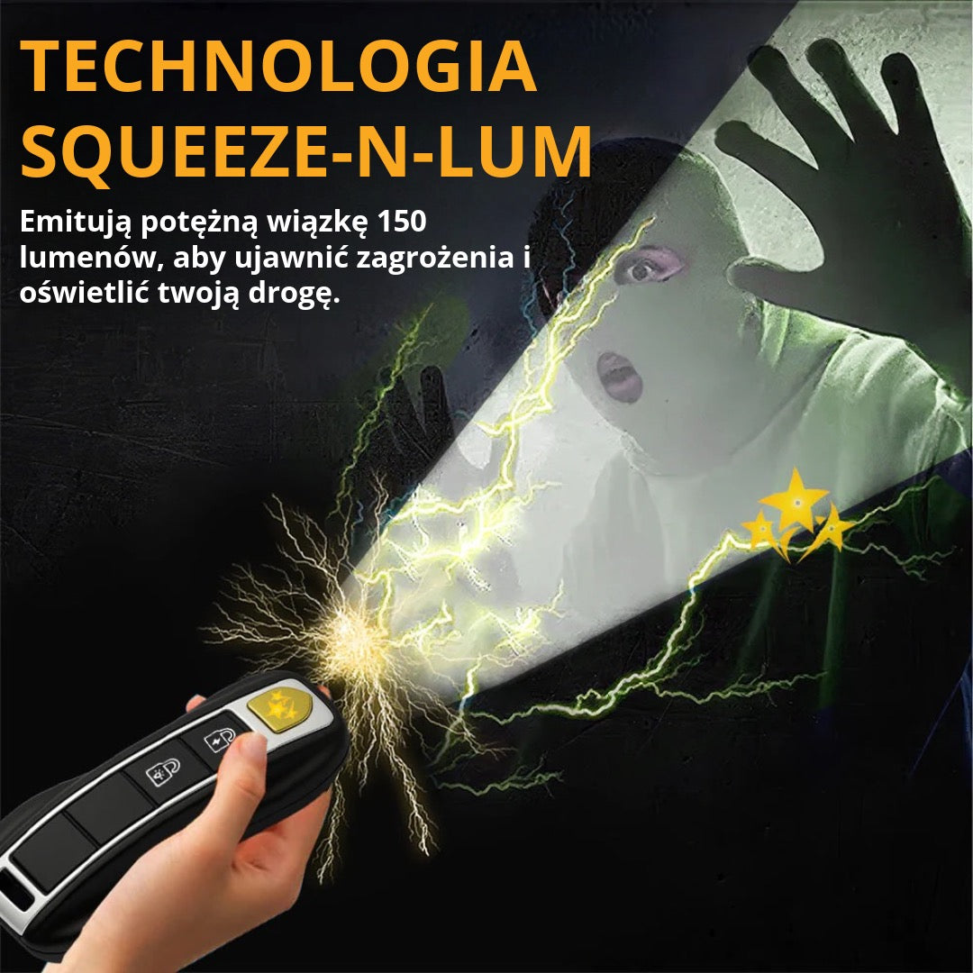 Latarka Samoobronna w Formie Kluczyka Samochodowego