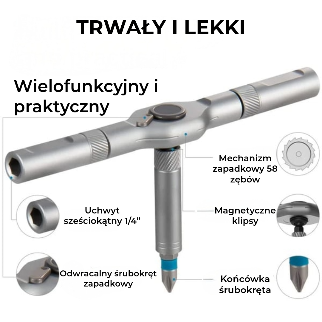 Profesjonalny 24-w-1 Magnetyczny Zestaw Śrubokrętów