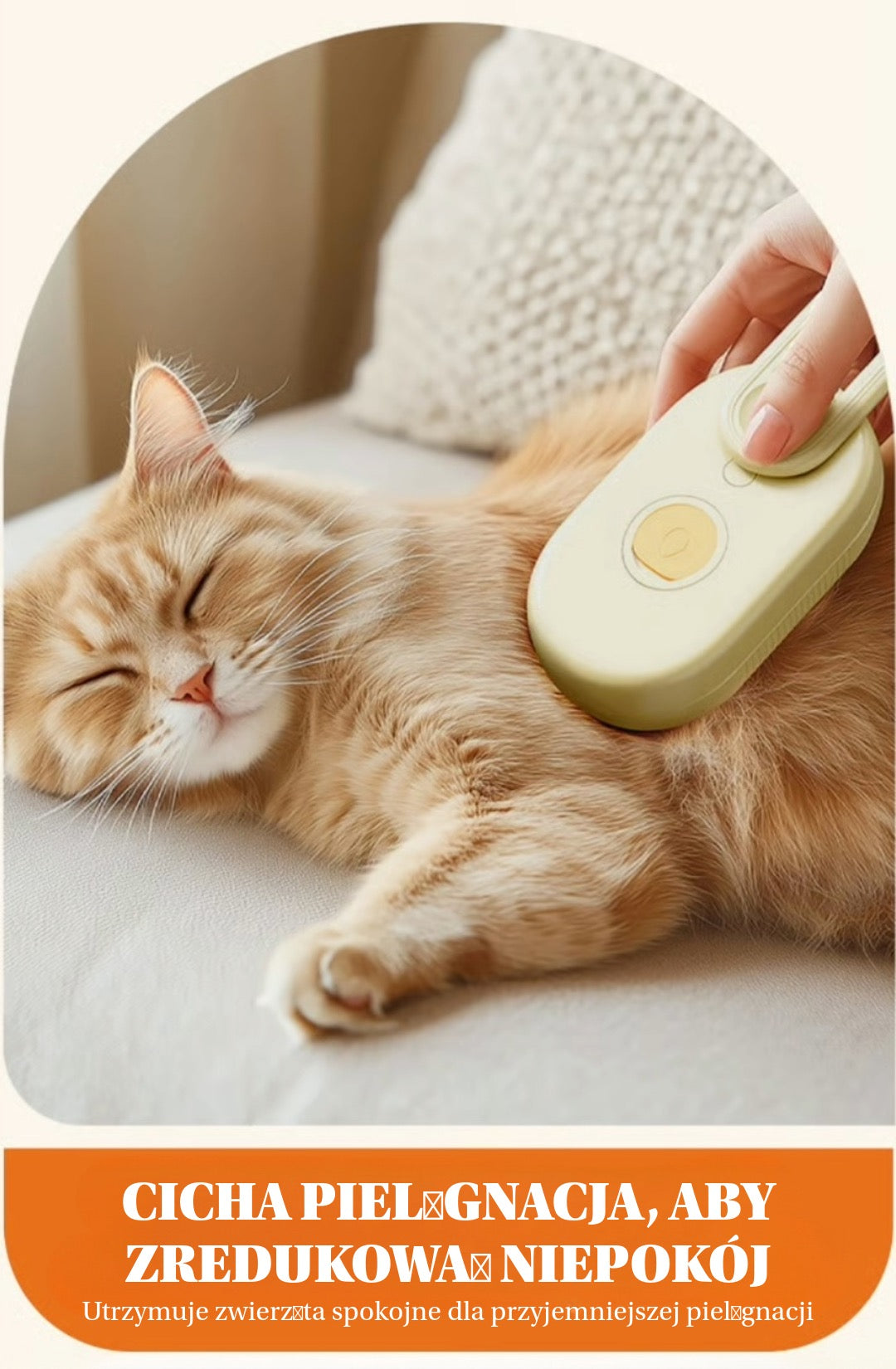 Parowy Grzebień dla Zwierząt