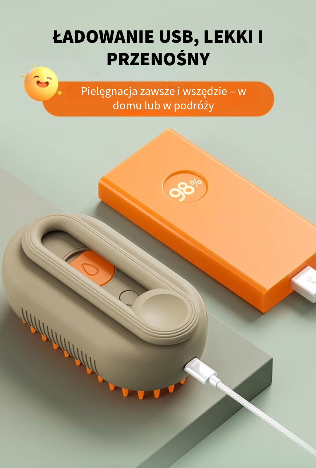 Parowy Grzebień dla Zwierząt