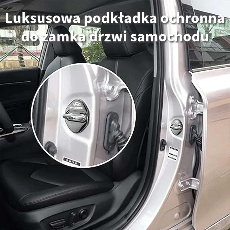 Ochronne Nakładki na Zamek Drzwi Samochodu | 4 sztuki