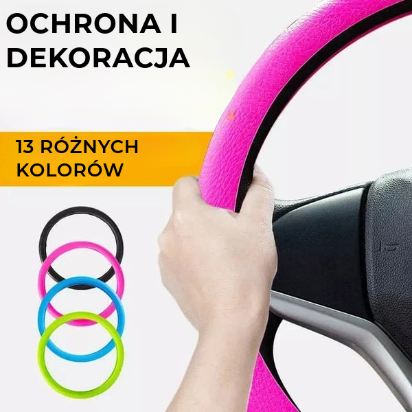 Pokrowiec na kierownicę antypoślizgowy