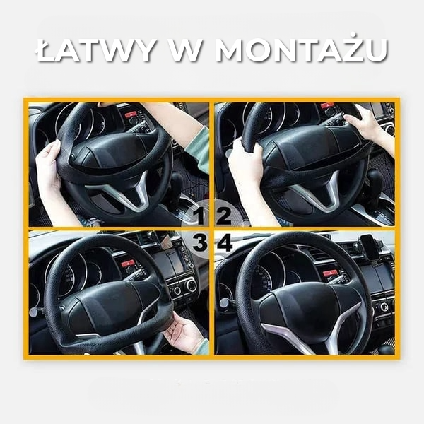 Pokrowiec na kierownicę antypoślizgowy