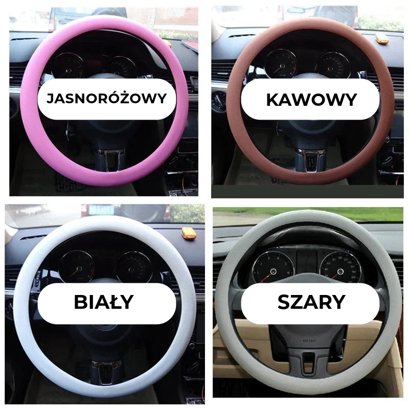 Pokrowiec na kierownicę antypoślizgowy