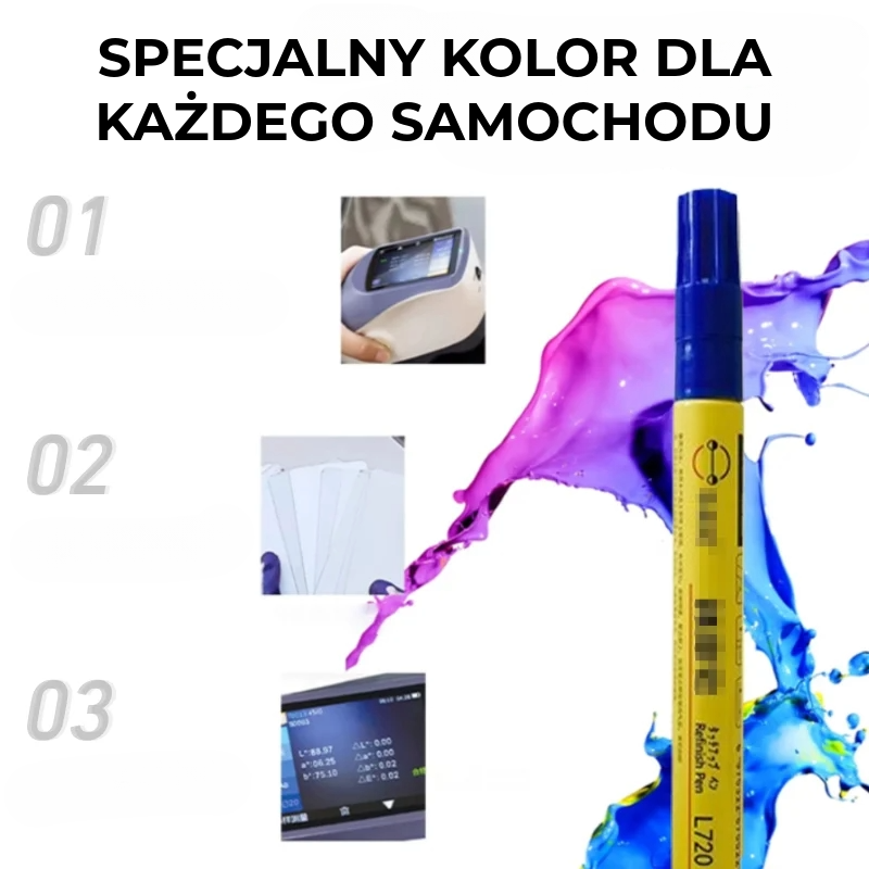 Pędzelek do Naprawy Lakieru Samochodowego