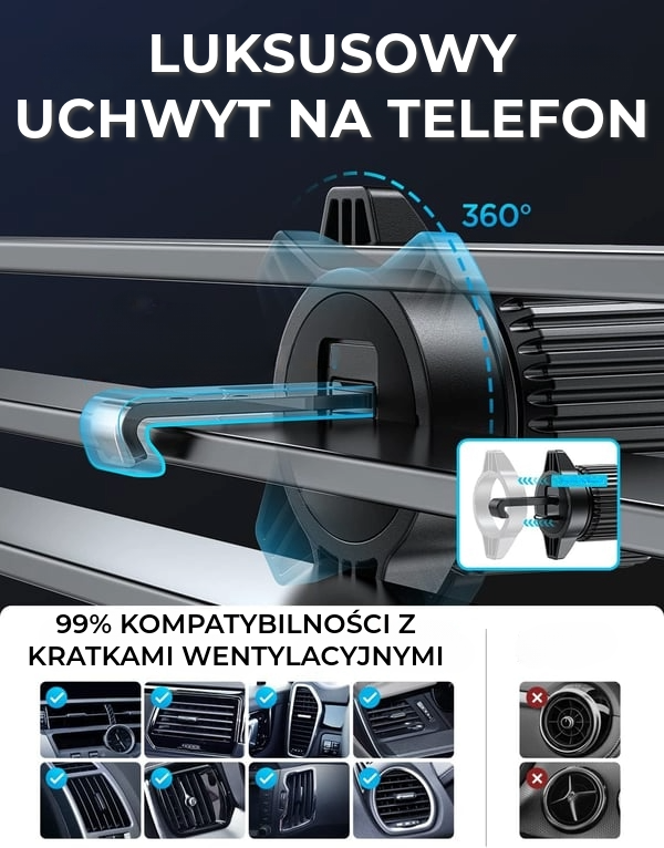Luksusowy uchwyt na telefon