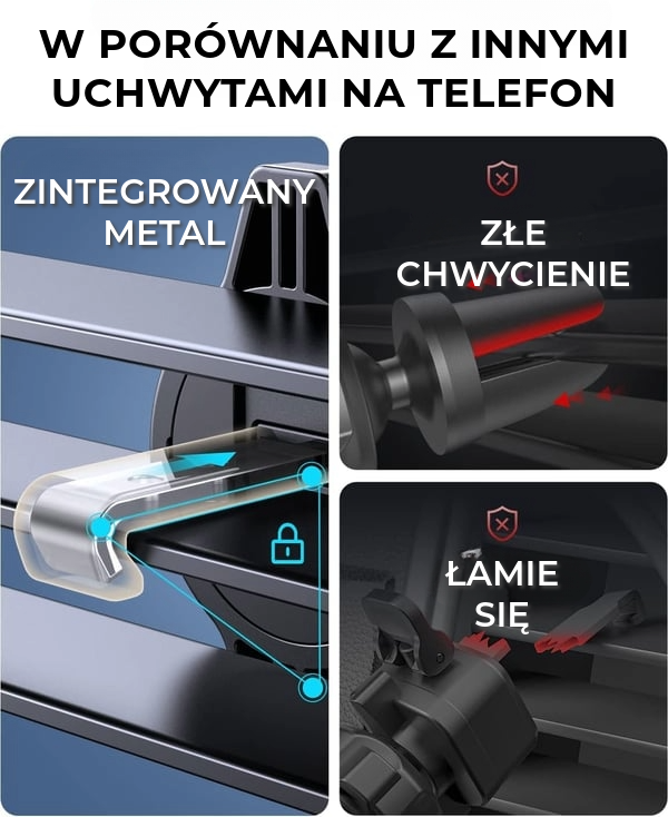 Luksusowy uchwyt na telefon