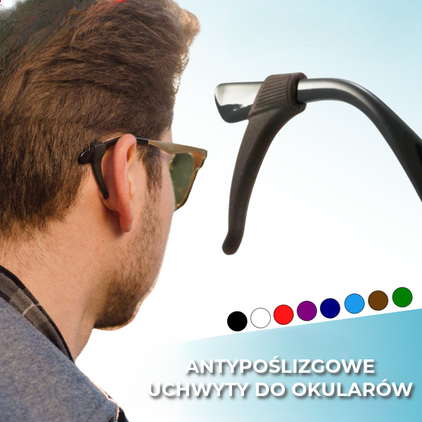 Antypoślizgowe uchwyty do okularów | 1 + 2 GRATIS
