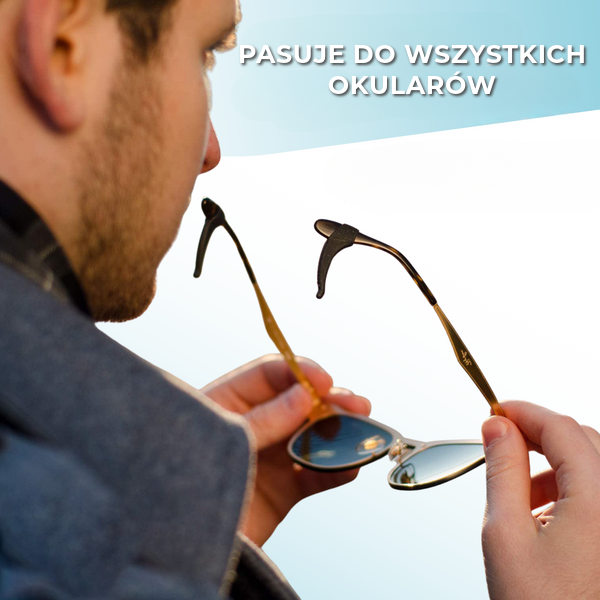 Antypoślizgowe uchwyty do okularów | 1 + 2 GRATIS