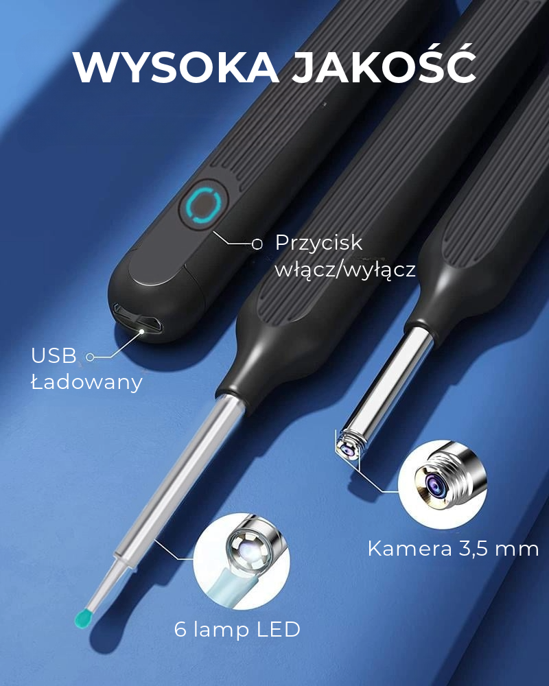 Profesjonalny czyścik do uszu | Zestaw 8 sztuk