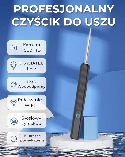 Profesjonalny czyścik do uszu | Zestaw 8 sztuk