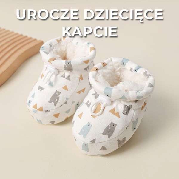 Urocze dziecięce kapcie