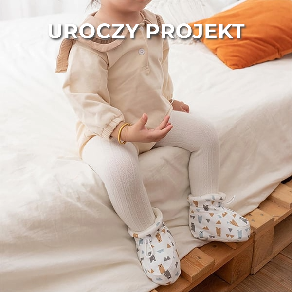 Urocze dziecięce kapcie