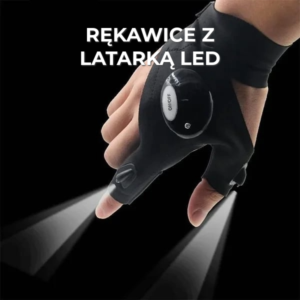 Rękawice z latarką LED