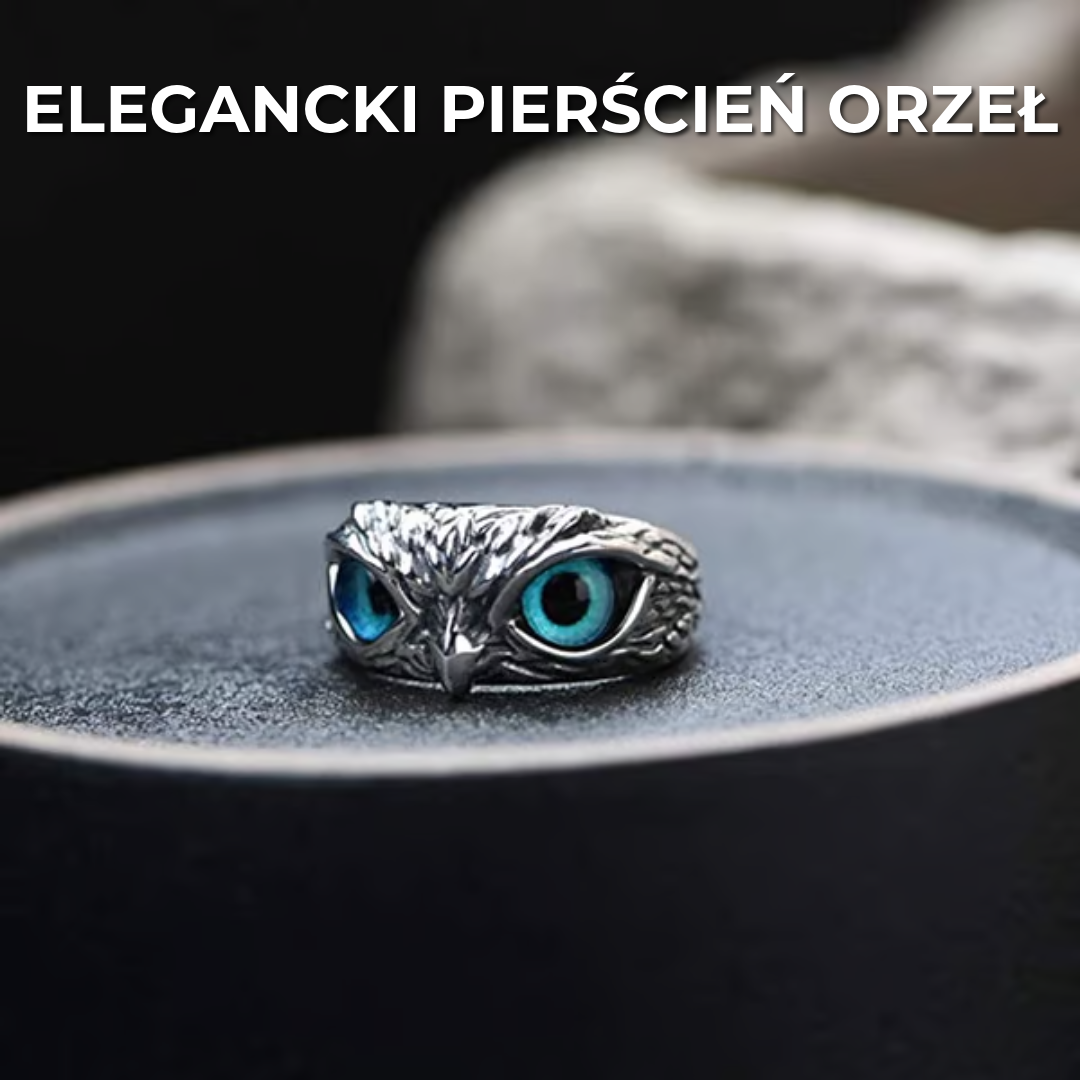 Elegancki Pierścień Orzeł