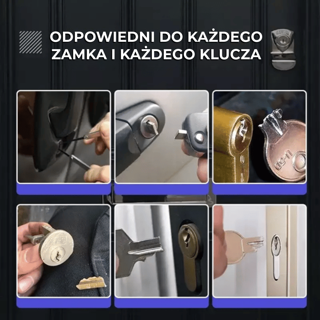 12-częściowy wyciągacz kluczy