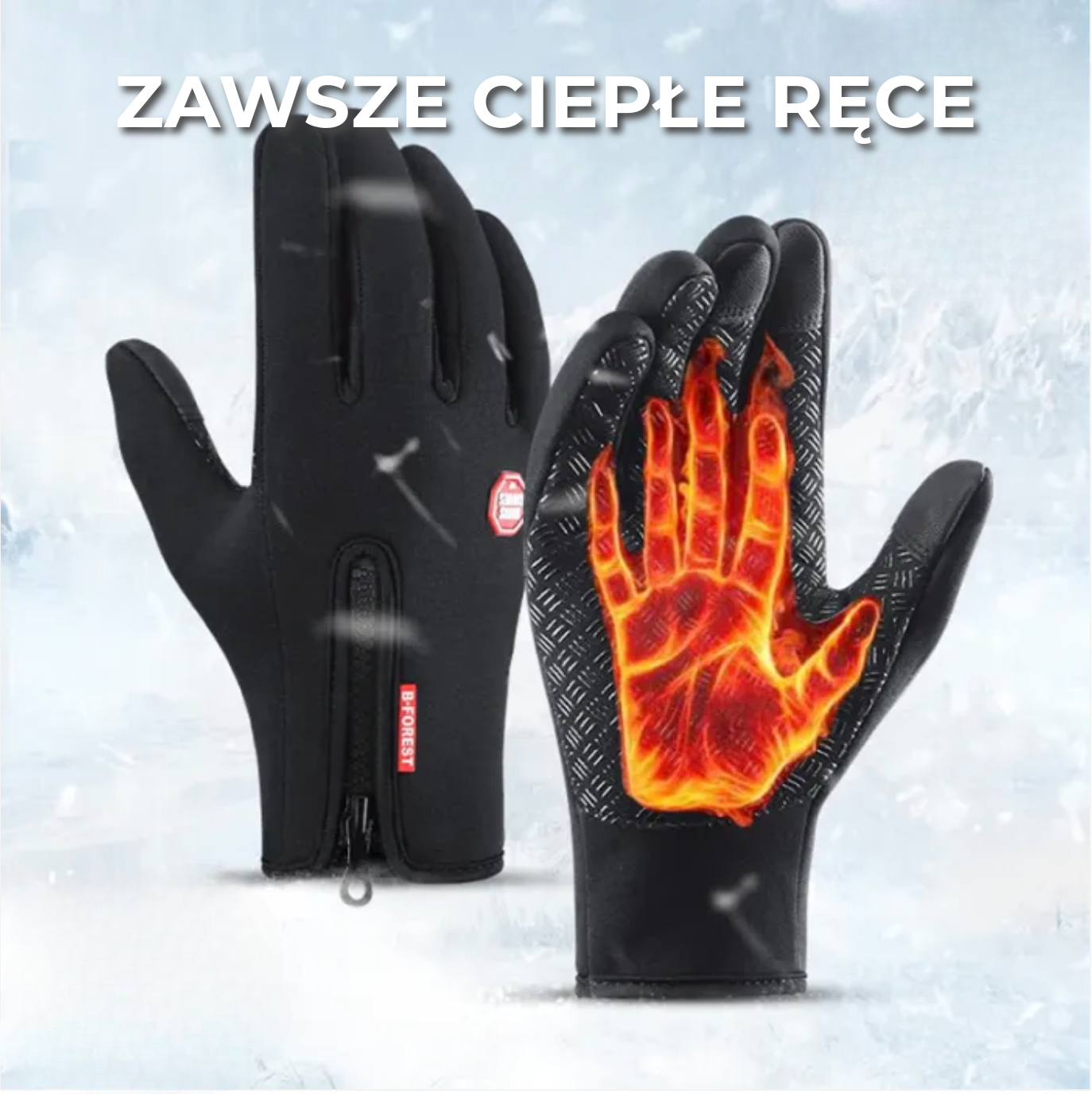 Ciepłe Rękawiczki | Kompatybilne ze Smartfonem