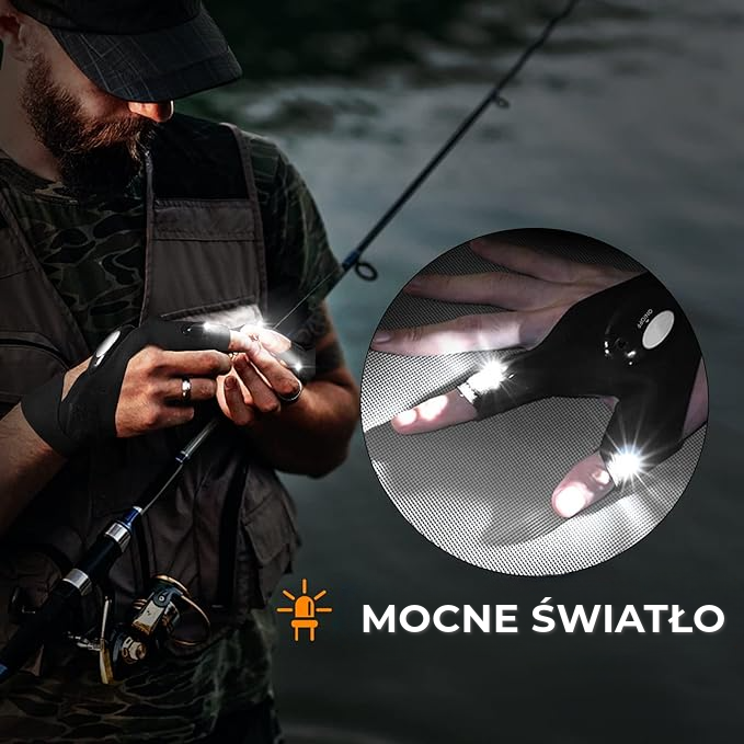 Rękawice z latarką LED