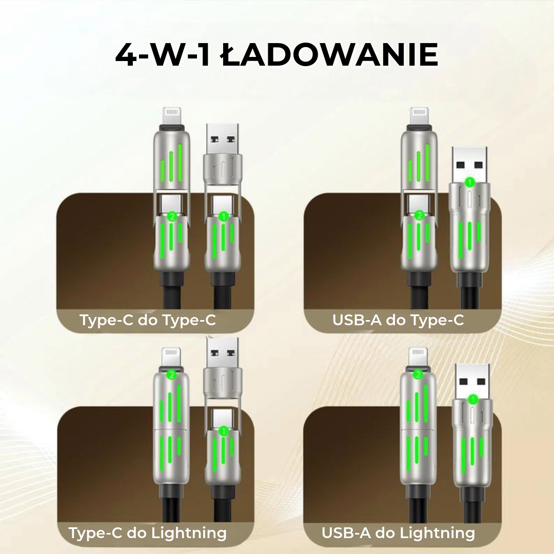 4-w-1 Wielofunkcyjna Ładowarka