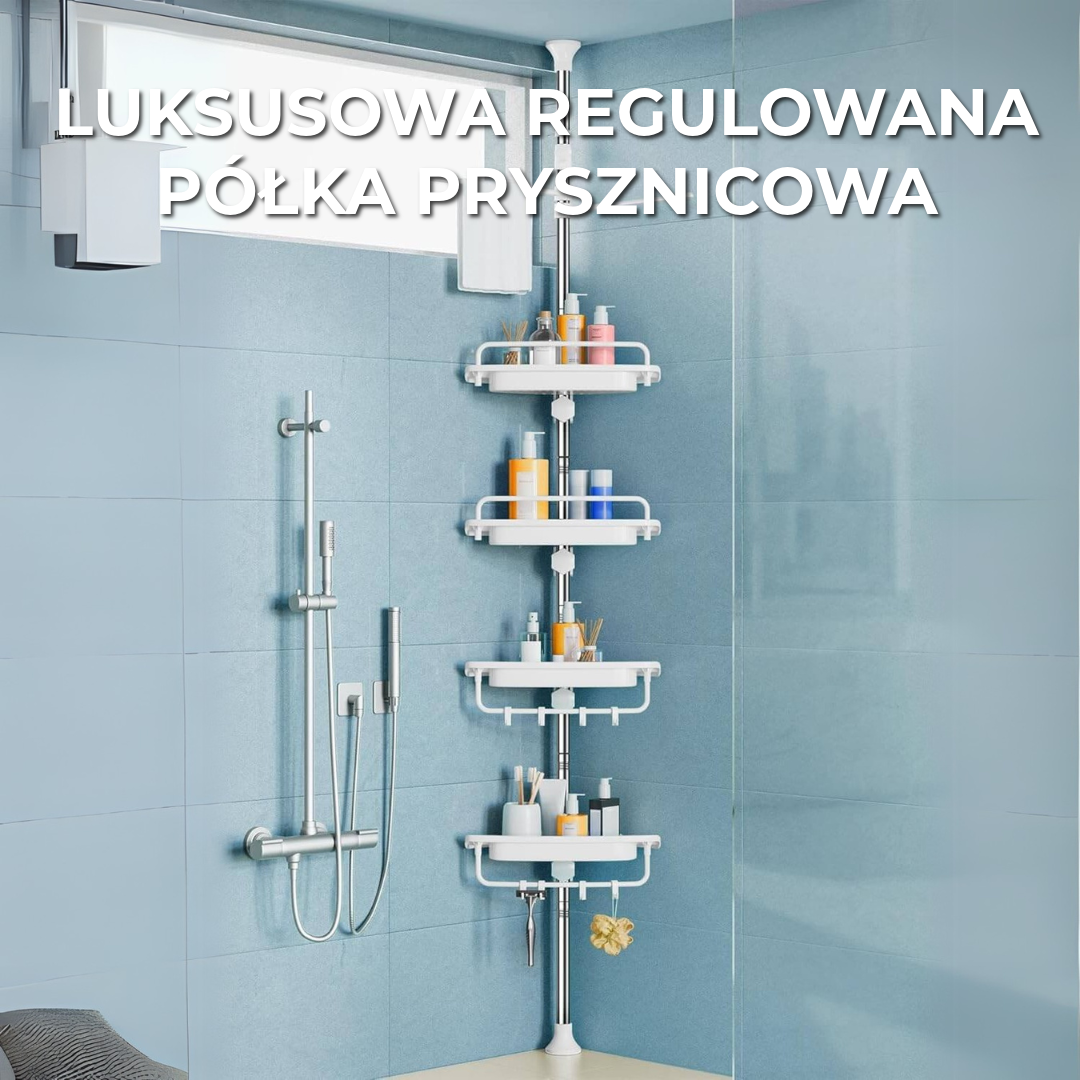 Luksusowa Regulowana Półka Prysznicowa