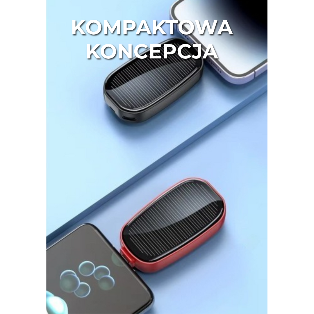 Mini Bezprzewodowy Powerbank | Energia Słoneczna