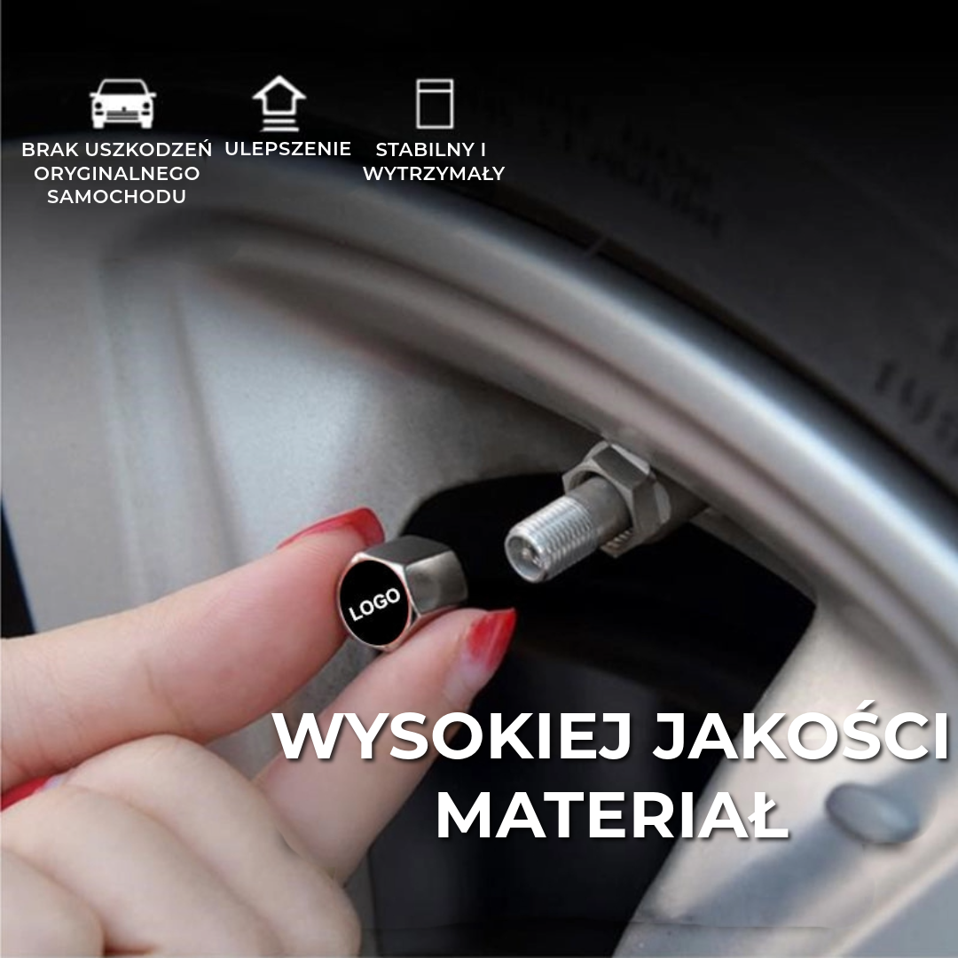 Nakrętka Zaworu z Logo Auta