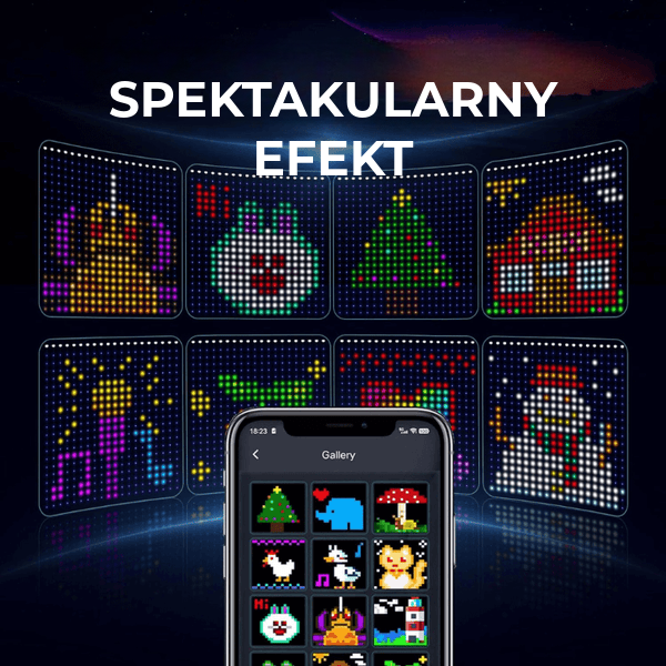 Smart zasłona LED