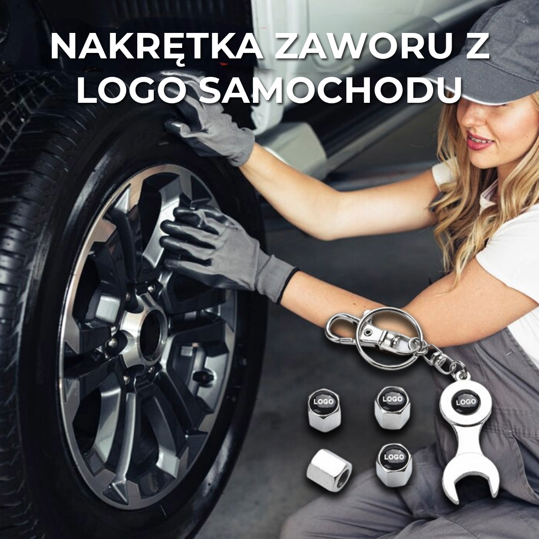 Nakrętka Zaworu z Logo Auta