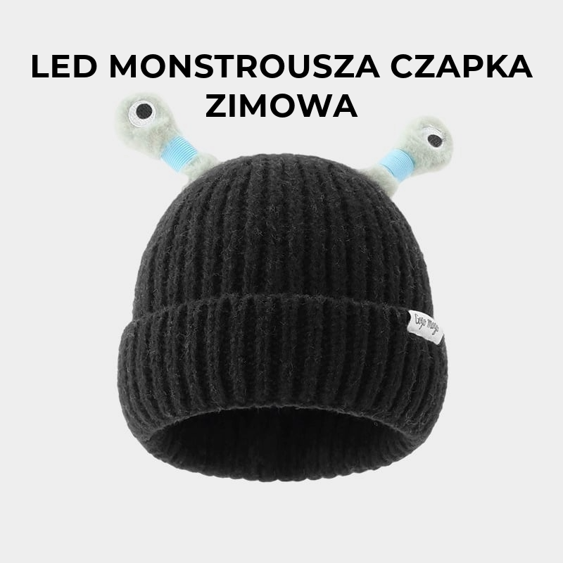 LED Monster Czapka Zimowa