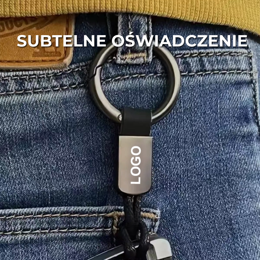 Luksusowy Brelok z Logo