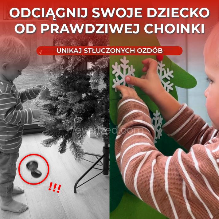 Materiałowa Choinka