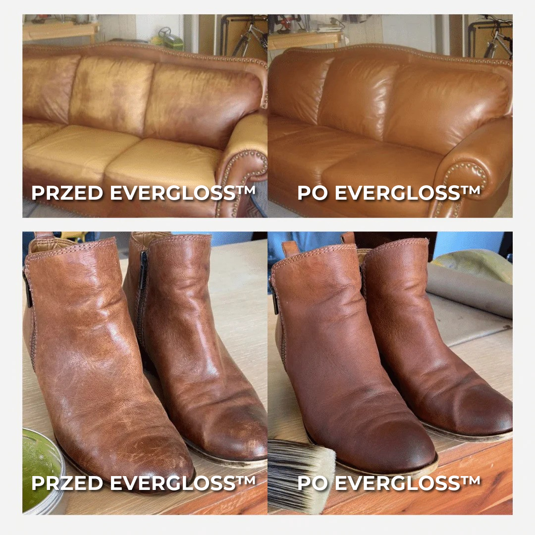 EverGloss™ – Balsam do naprawy skóry i drewna + Pędzel