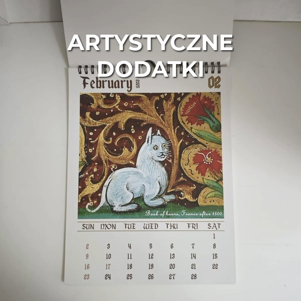 Średniowieczny Kalendarz Kotów 2025