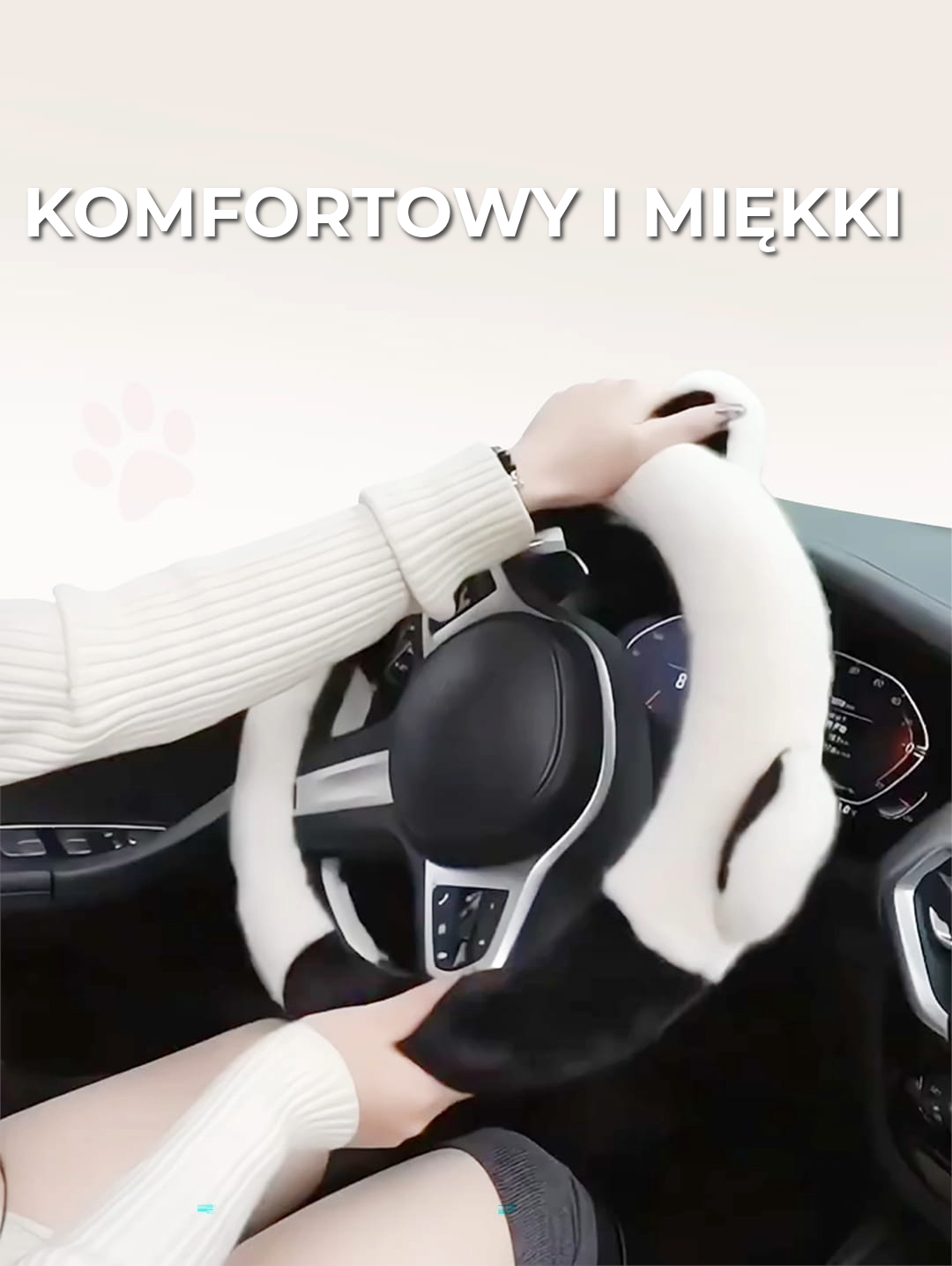 Uroczy pokrowiec na kierownicę