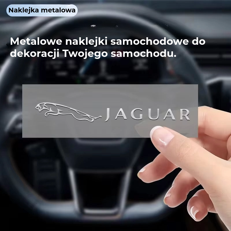 Luksusowe Metalowe Naklejki Samochodowe
